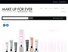 Tablet Screenshot of makeupforever.fi